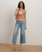 Veronica Beard Lumora Silk-Blend Camisole - Light Clay