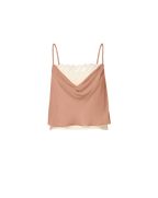 Veronica Beard Lumora Silk-Blend Camisole - Light Clay