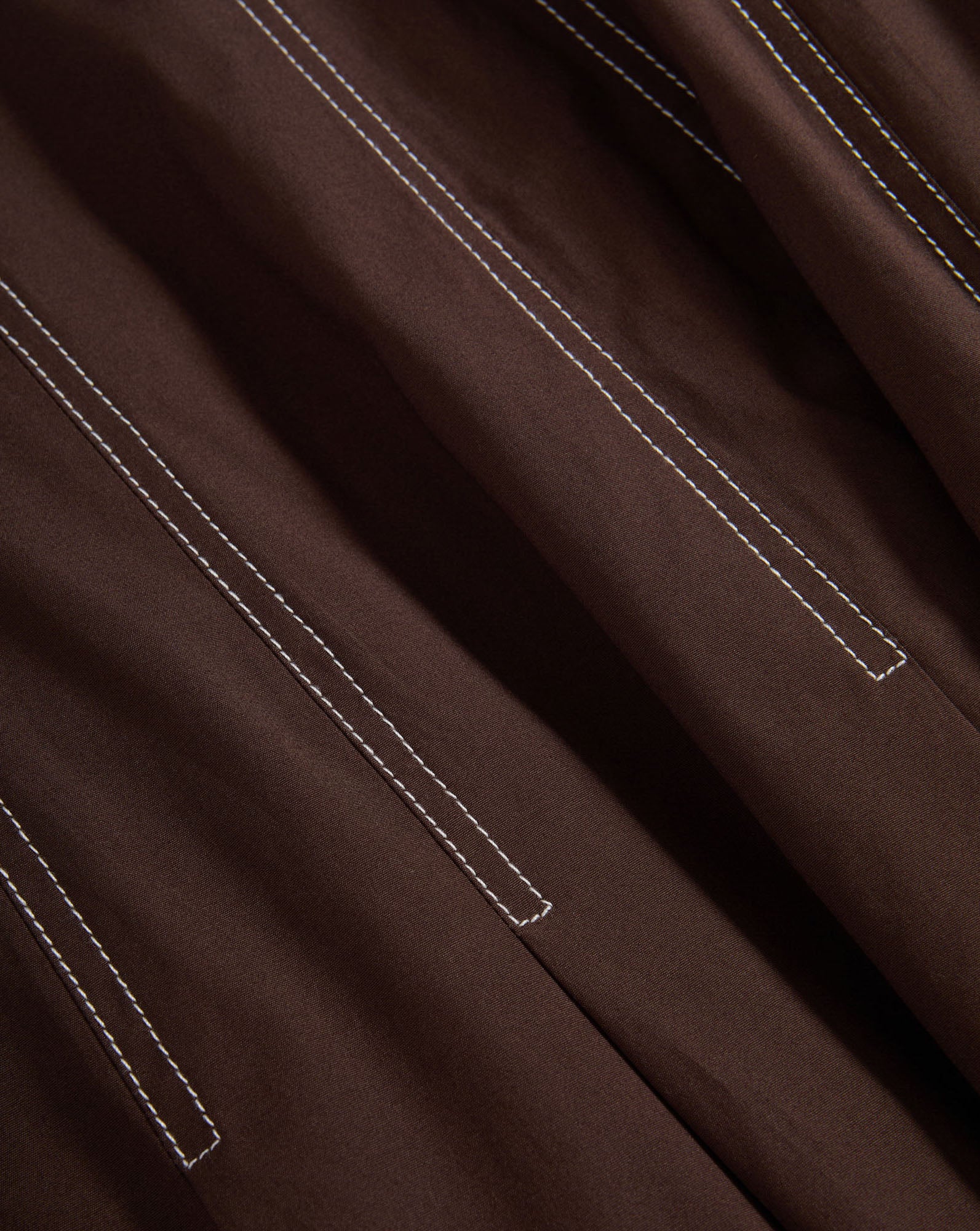 Veronica Beard Jolie Cotton Poplin Midi Dress | Dark Mocha | Size 10 Veronica Beard Jolie Cotton Poplin Midi Dress | Dark Mocha | Size 10
