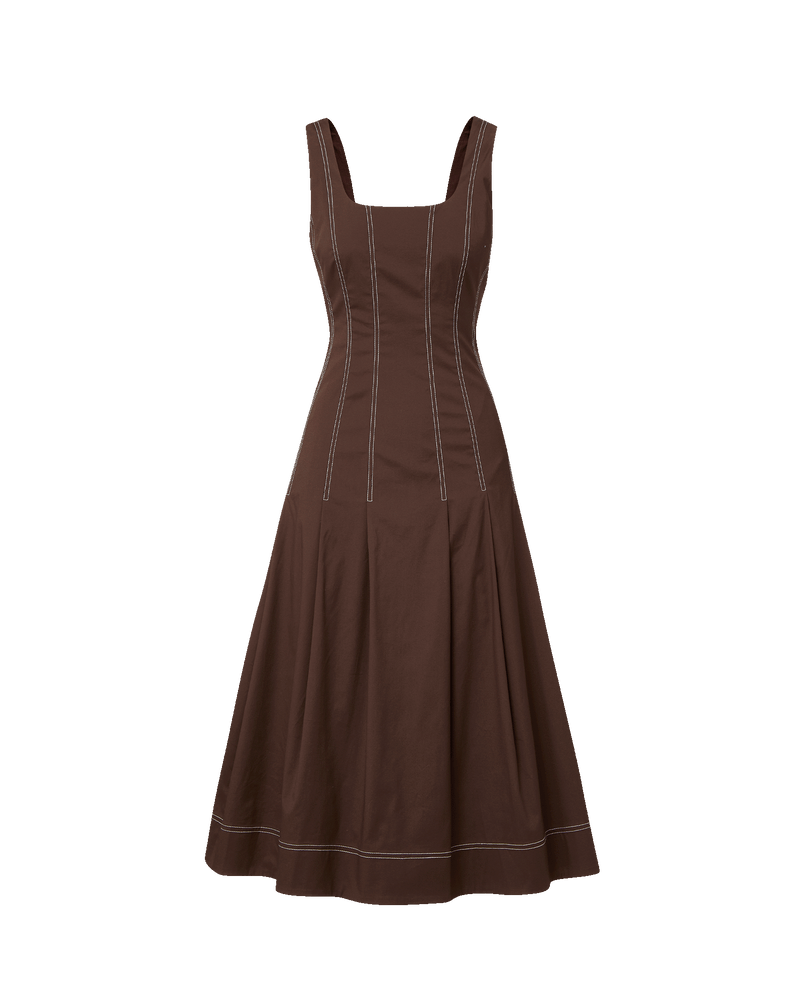 ilona midi dress VERONICA BEARD Ilona taffeta midi dress