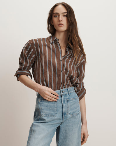 Lloyd Button-Down Shirt 2 / Dark Mocha