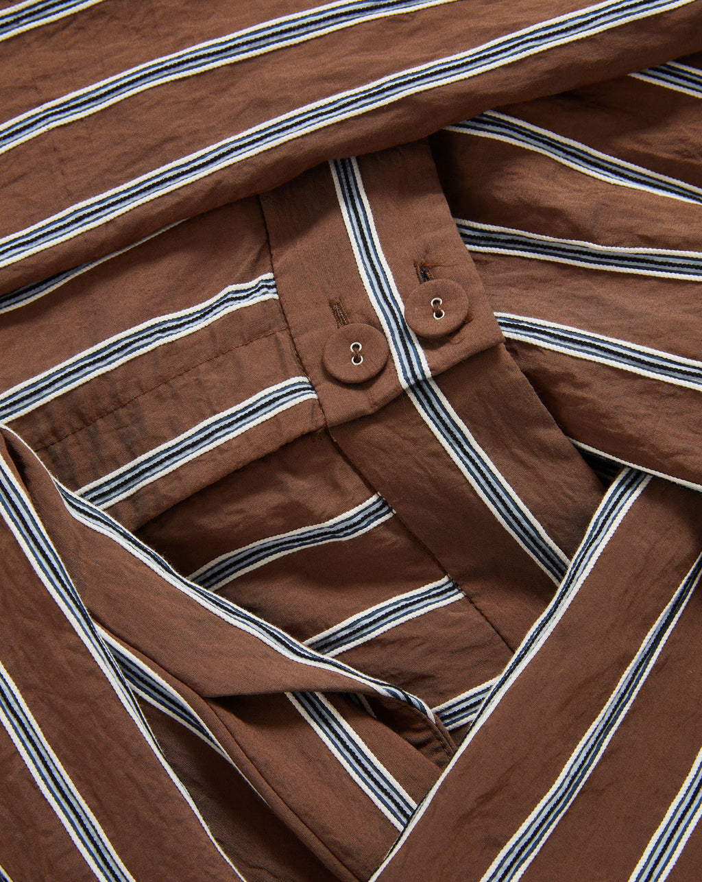Veronica Beard Carraway Wide-Leg Pant - Dark Mocha Multi