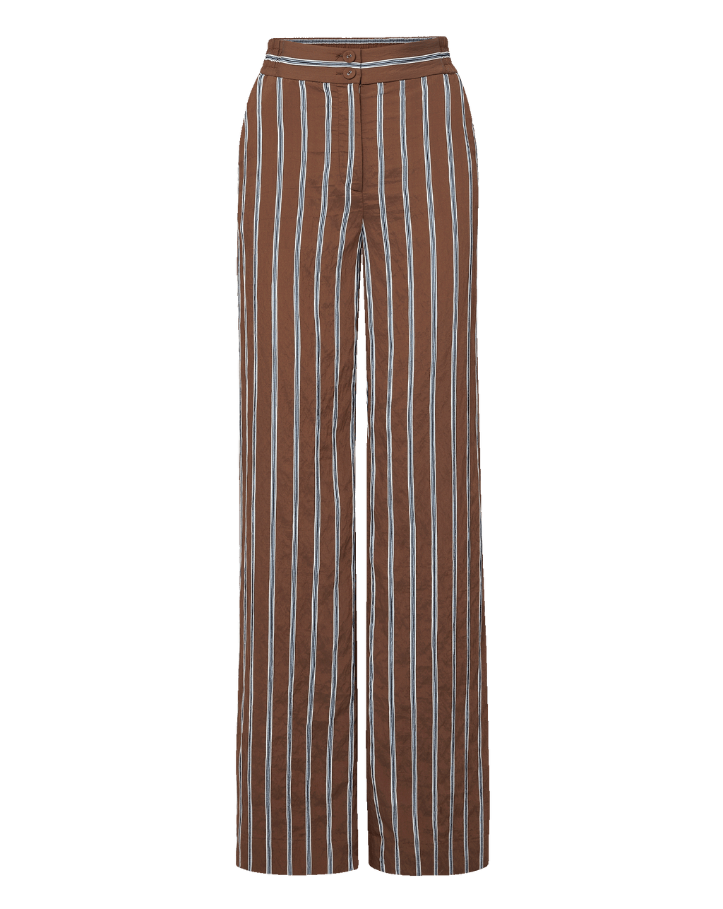 Veronica Beard Carraway Wide-Leg Pant - Dark Mocha Multi