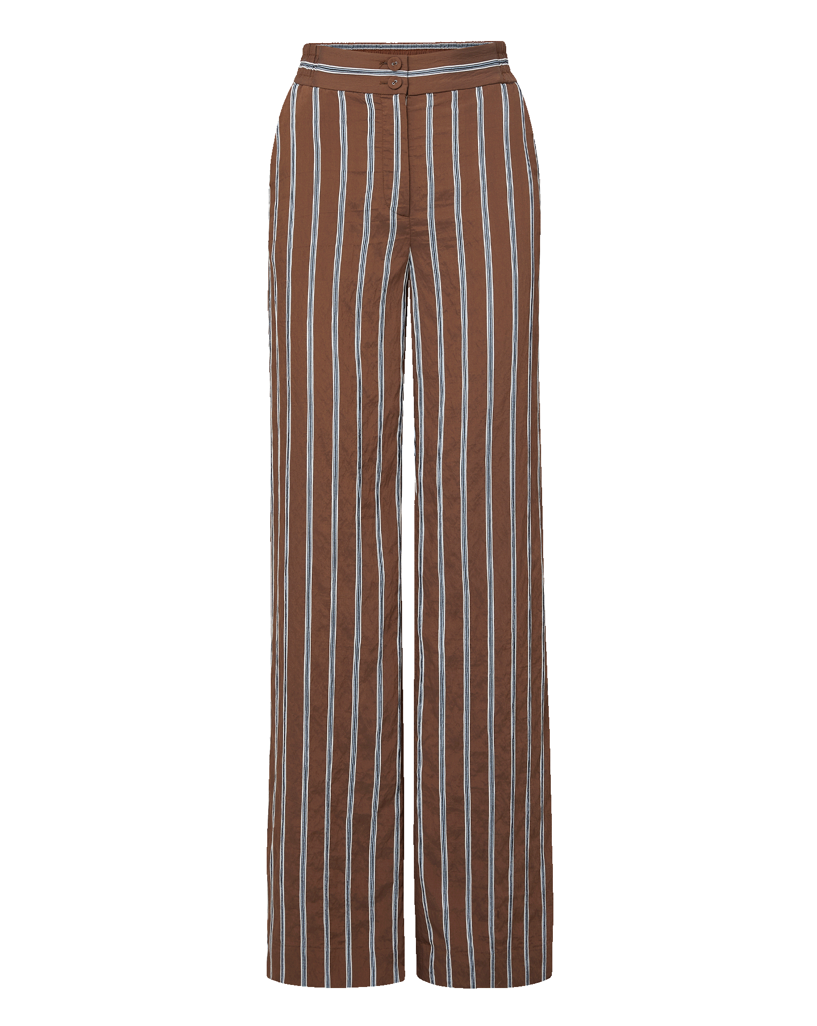 Veronica Beard Carraway Wide-Leg Pant - Dark Mocha Multi