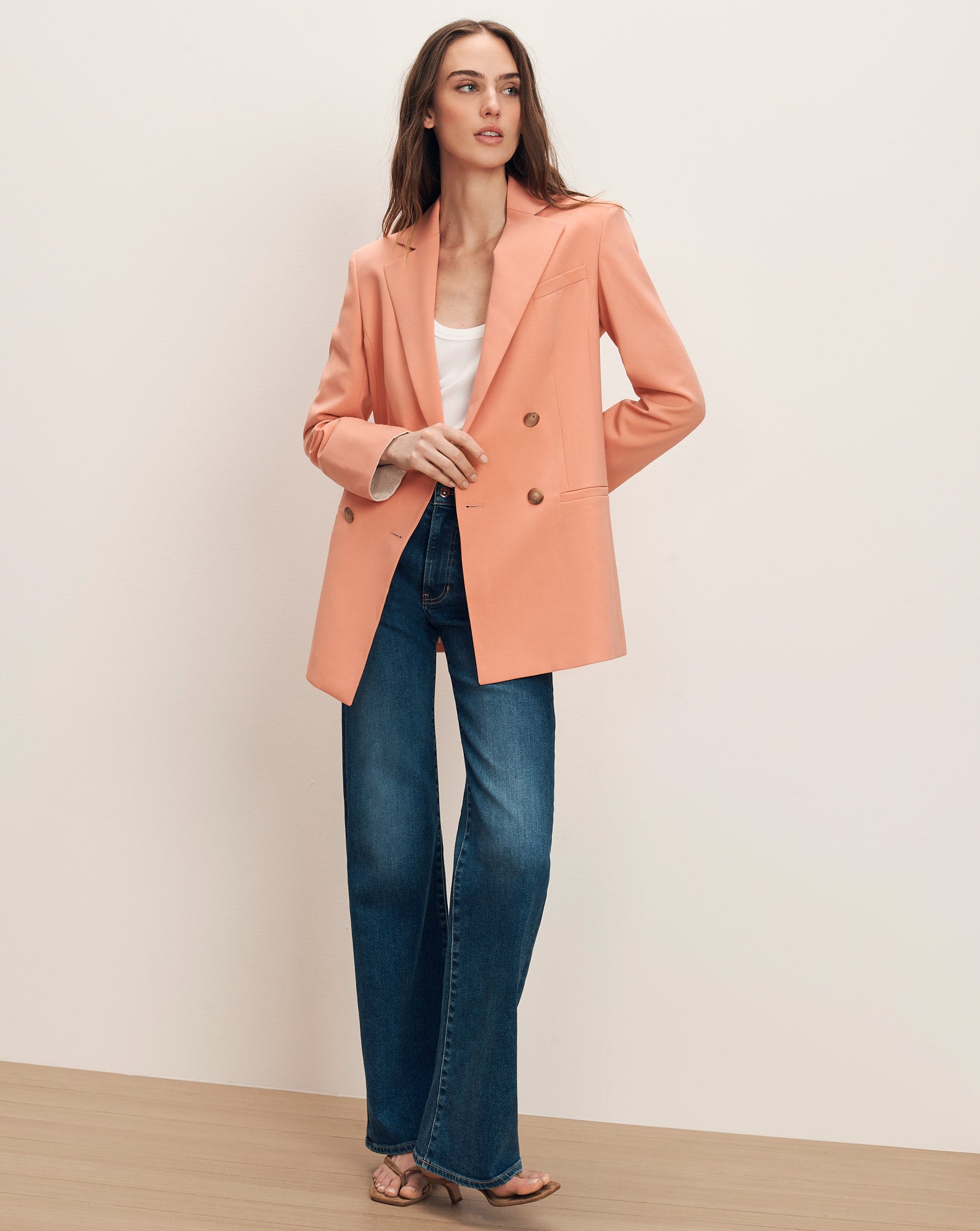 Veronica Beard Fairchild Dickey Jacket - Muted Clay
