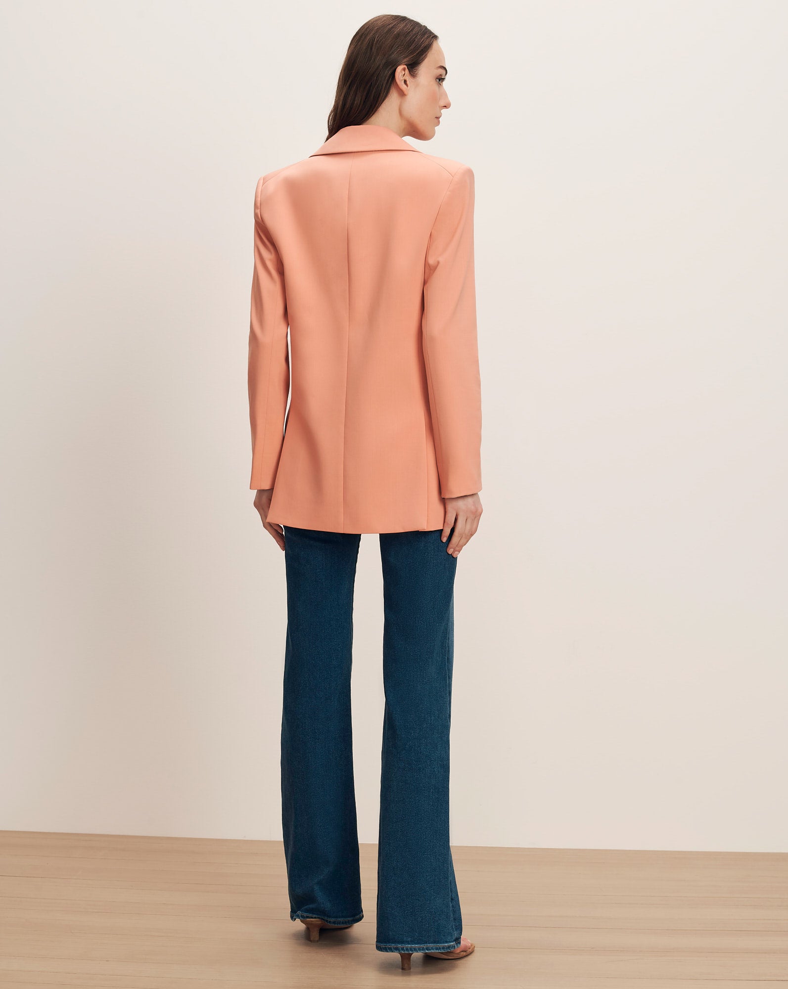 Fairchild Dickey Jacket in Coral Muted Clay | Veronica Beard Fairchild Dickey Jacket in Coral Muted Clay | Veronica Beard