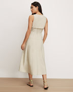 Veronica Beard Hughes Midi Dress - Pistachio