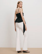 Veronica Beard Solange Wrap Top - Black