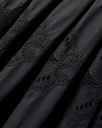 Veronica Beard Fynnley Embroidered Midi Skirt - Black