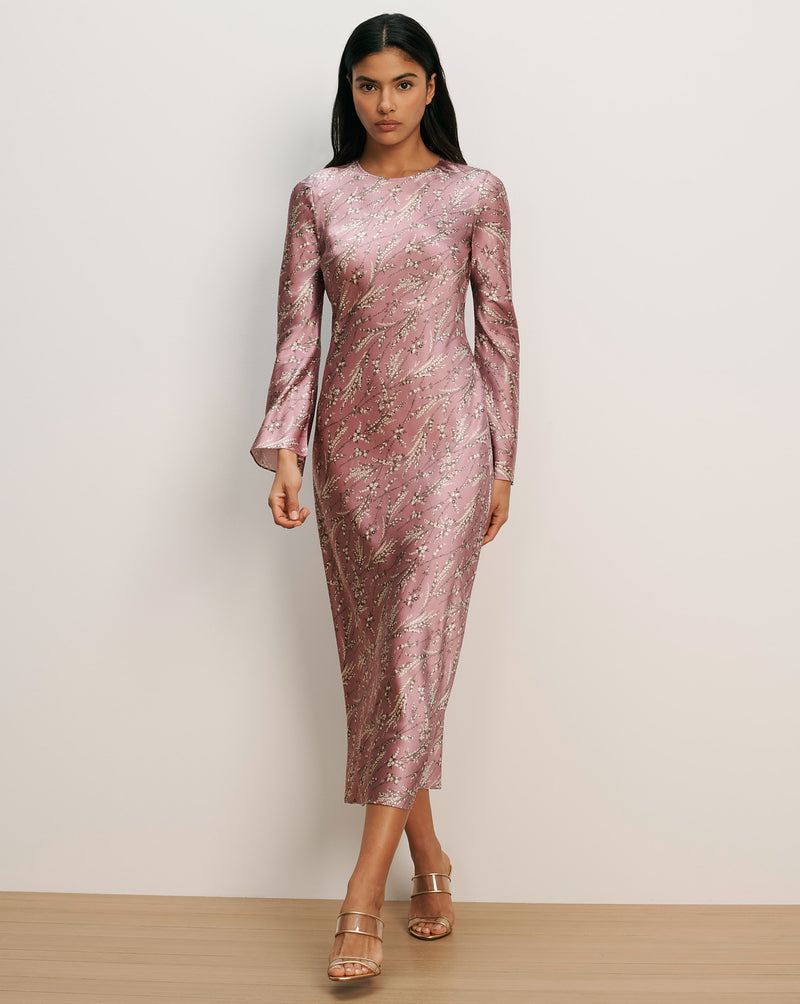 Kimberly Sequin Midi Dress in Blue Jay | Veronica Beard Kimberly Sequin Midi Dress in Blue Jay | Veronica Beard