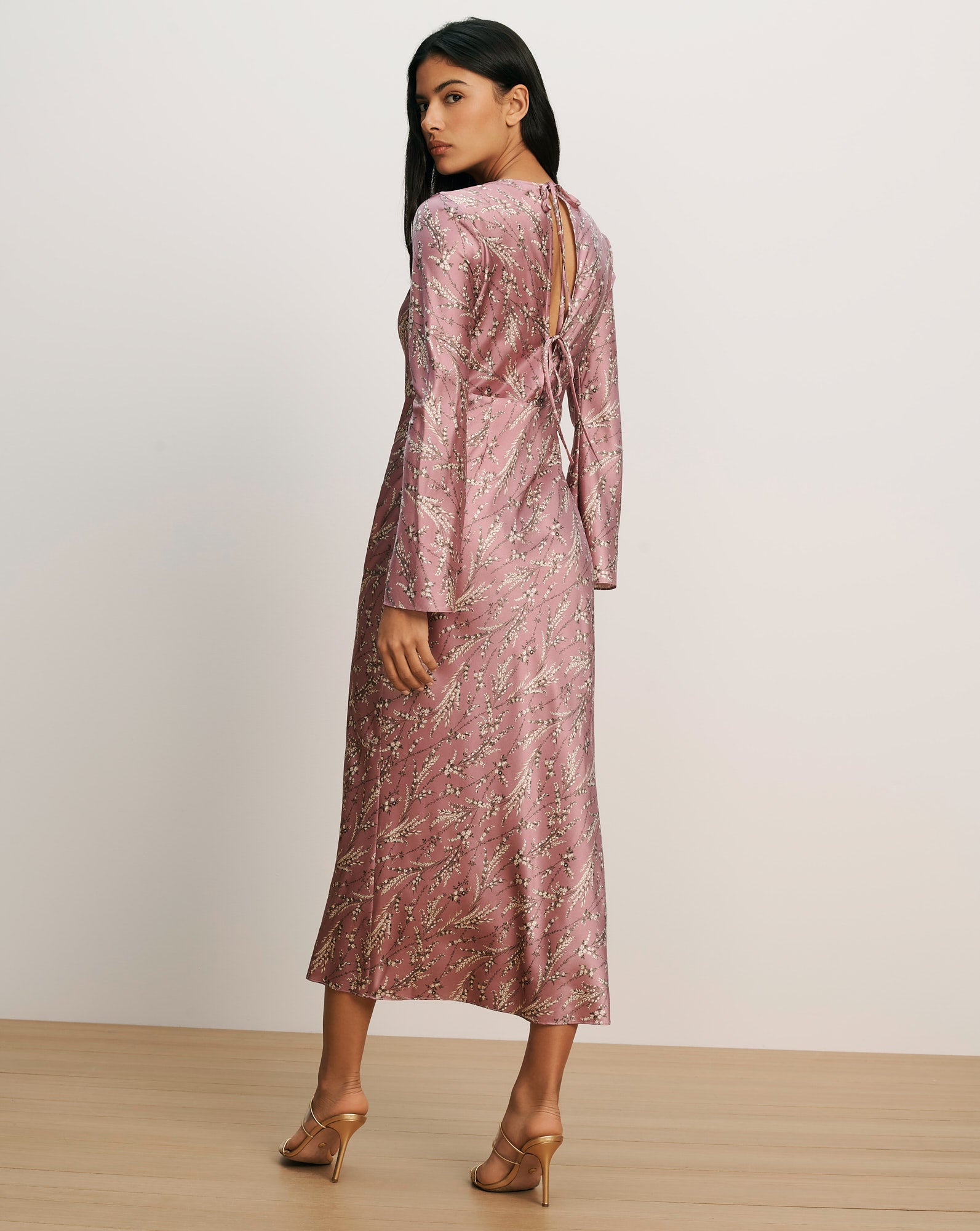 Gemma Silk-Blend Midi Dress in Orchid Haze Multi | Veronica Beard Gemma Silk-Blend Midi Dress in Orchid Haze Multi | Veronica Beard