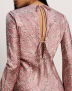 Veronica Beard Gemma Silk-Blend Midi Dress - Orchid Haze
