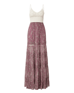 Veronica Beard Josiane Floral Maxi Dress - Orchid Haze Multi