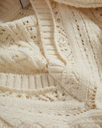 Veronica Beard Deveraux Pointelle Sweater - Ecru
