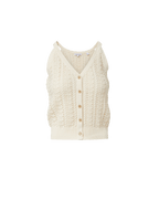 Veronica Beard Leonora Pointelle Tank Top - Ecru
