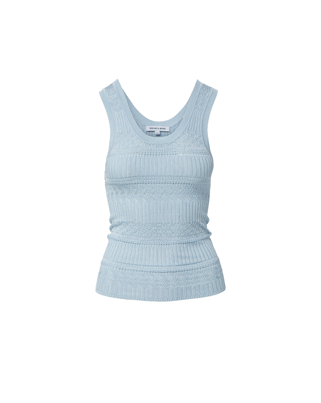 Veronica Beard Sandra Knit Tank Top - River Mist
