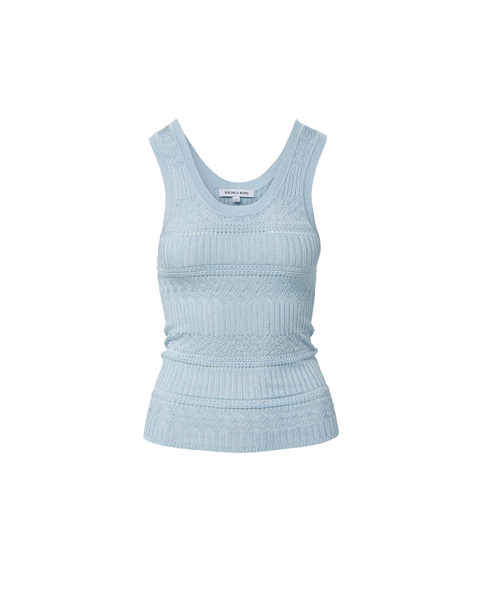 Veronica Beard Sandra Knit Tank Top - River Mist