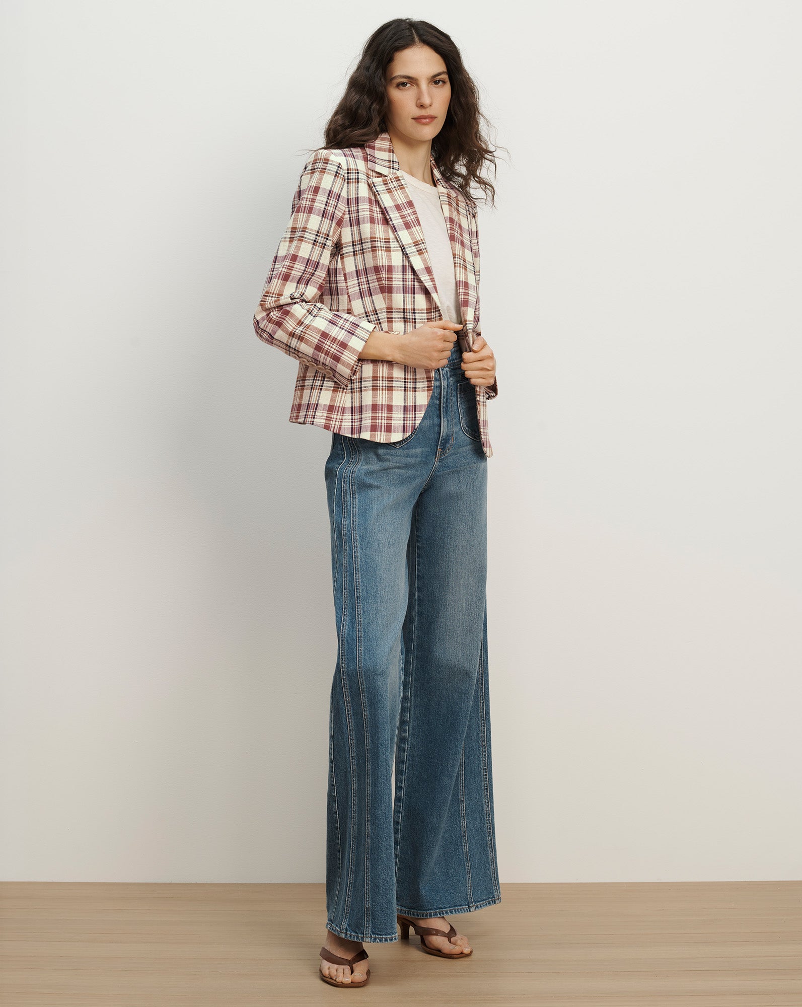 Tyra Plaid Dickey Jacket in Orchid Haze Multi | Veronica Beard Tyra Plaid Dickey Jacket in Orchid Haze Multi | Veronica Beard