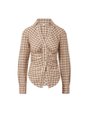 Veronica Beard Devra Button-Down Shirt - Elderberry Multi