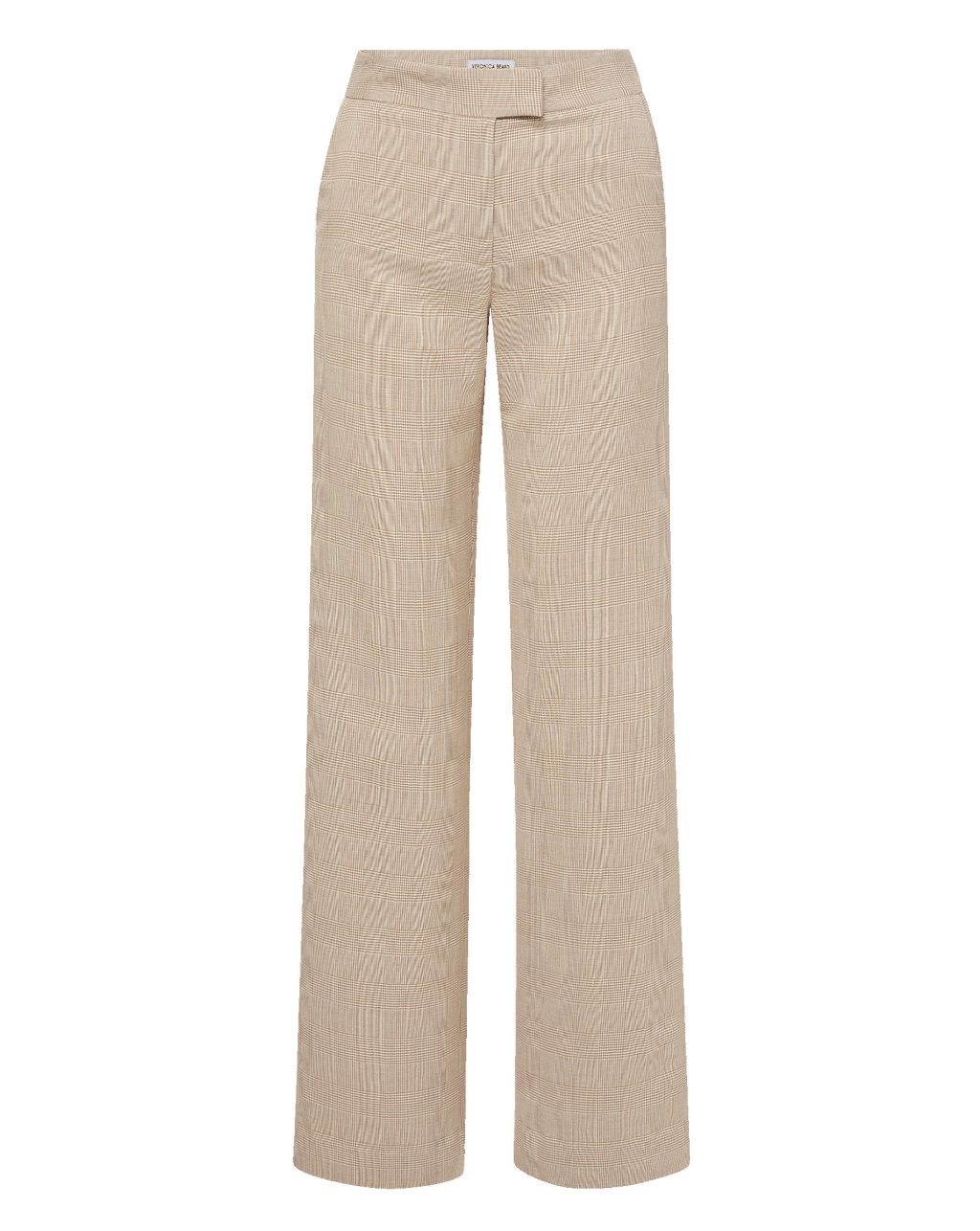 Veronica Beard Broderick Plaid Pant - Dark Acorn/Dove