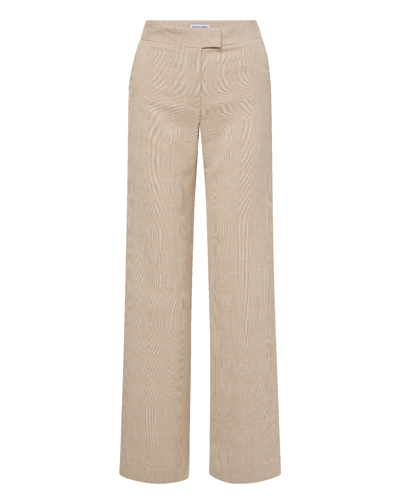 Veronica Beard Broderick Plaid Pant - Dark Acorn/Dove