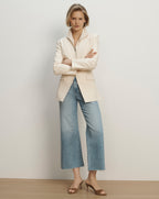 Veronica Beard Chandler Dickey Jacket - Ecru