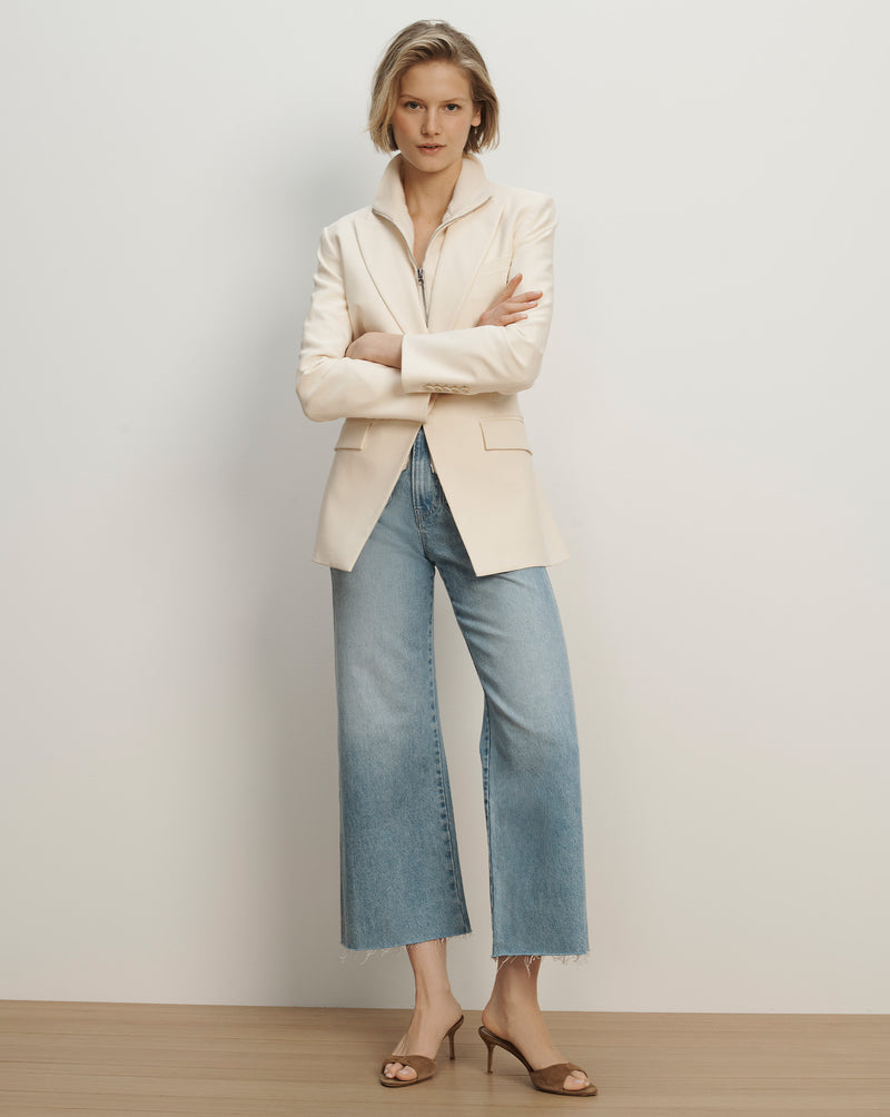 Veronica Beard Chandler Dickey Jacket - Ecru