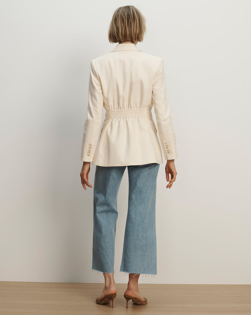 Veronica Beard Chandler Dickey Jacket - Ecru