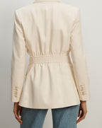 Veronica Beard Chandler Dickey Jacket - Ecru