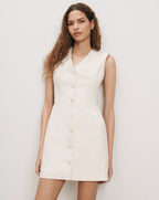 Veronica Beard Devlin Mini Dress - Ecru