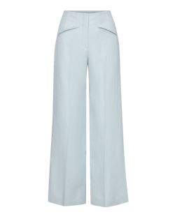 Veronica Beard Cassidee Wide-Leg Pant - River Mist