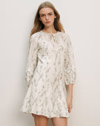 Veronica Beard Ollian Floral Mini Dress - Floral Multi