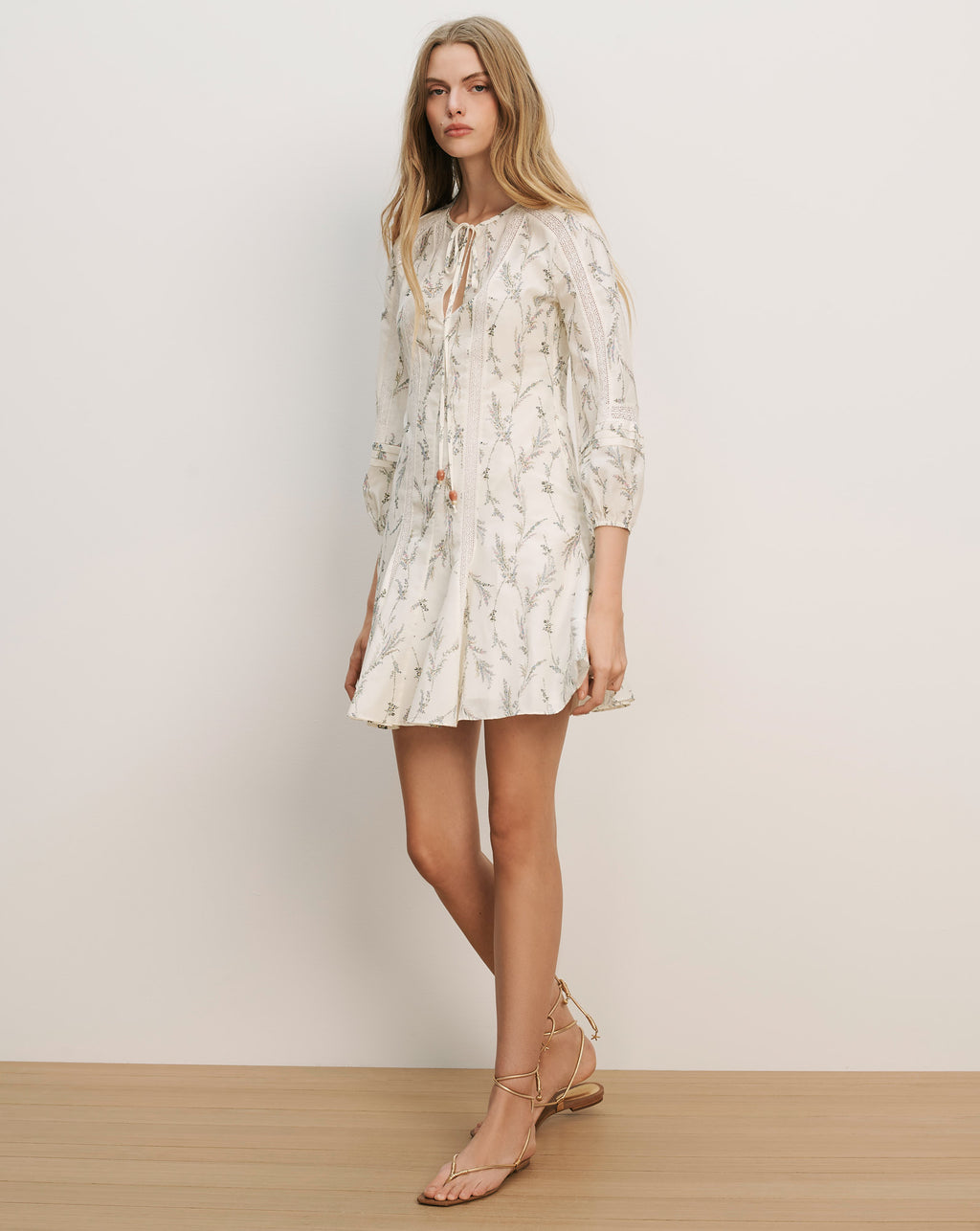 Veronica Beard Ollian Floral Mini Dress - Floral Multi