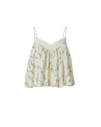 Veronica Beard Mariale Floral Tank Top - Dove Multi