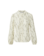 Veronica Beard Emiko Floral Blouse - Dove White Multi