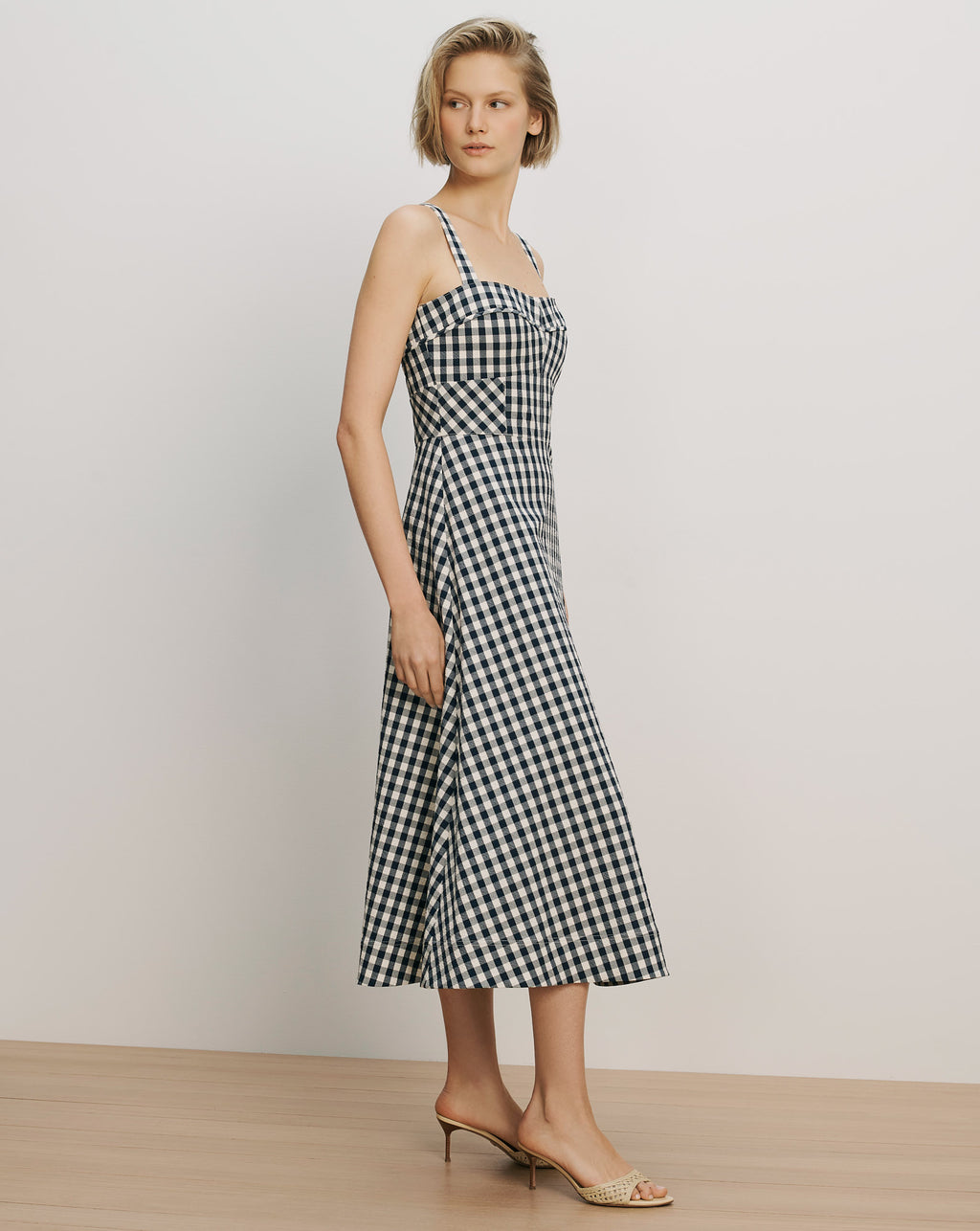Veronica Beard Aila Dress - Navy/Dove