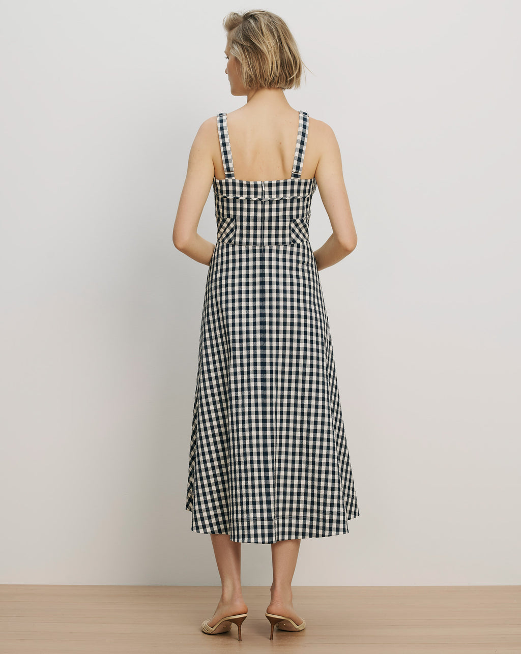 Veronica Beard Aila Dress - Navy/Dove