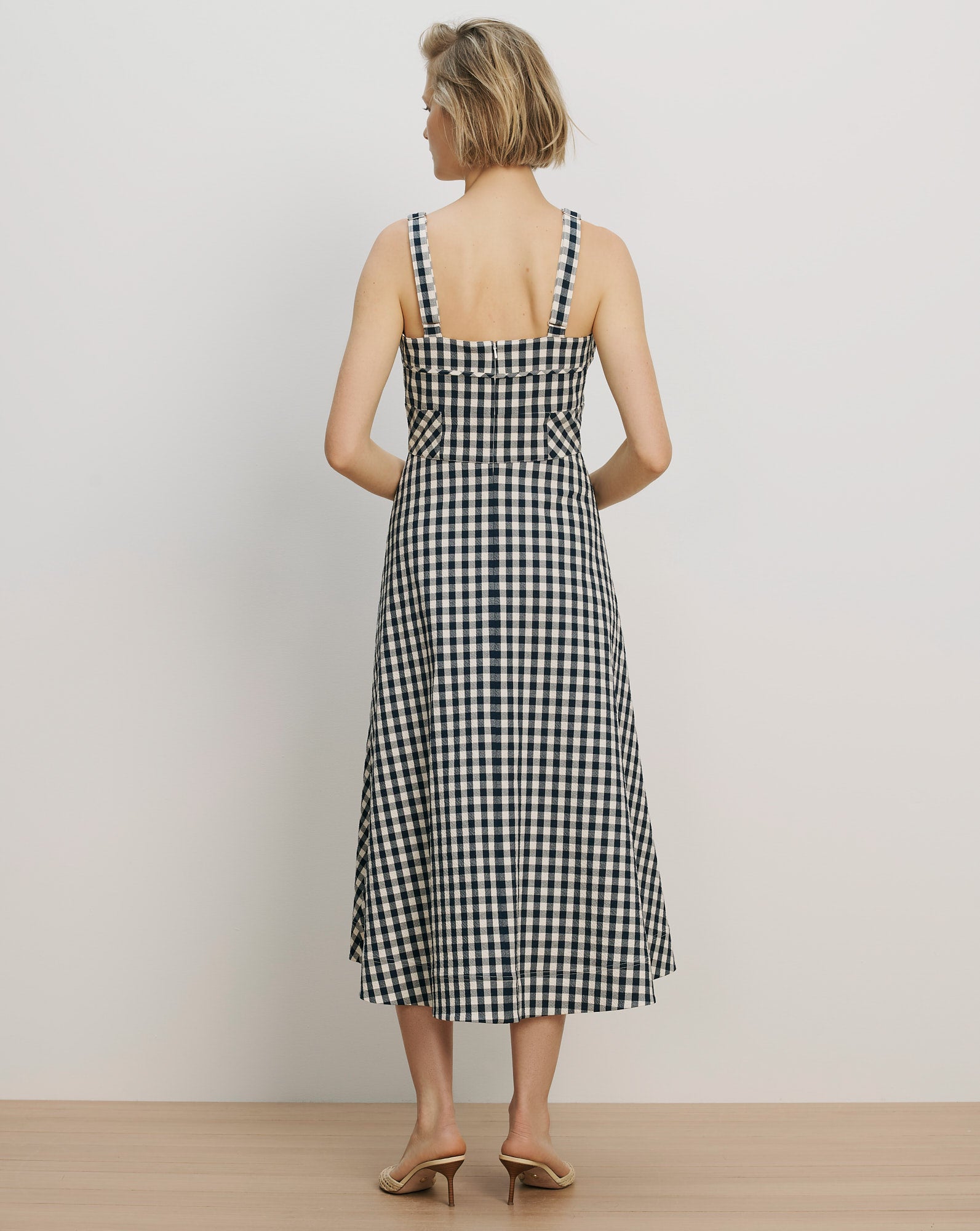 Veronica Beard Aila Dress - Navy/Dove