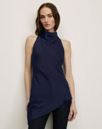 Veronica Beard Radford Tunic Top - Navy