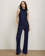 Veronica Beard Radford Tunic Top - Navy