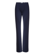 Veronica Beard Navy knit straight-leg pants.
