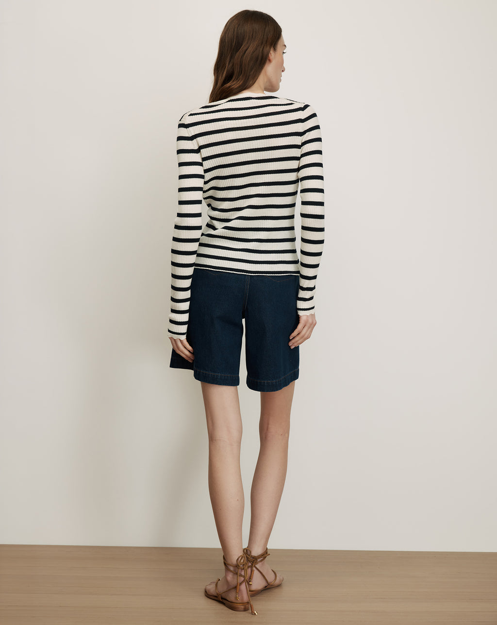 Veronica Beard Anwin Cardigan - Dove White/Navy