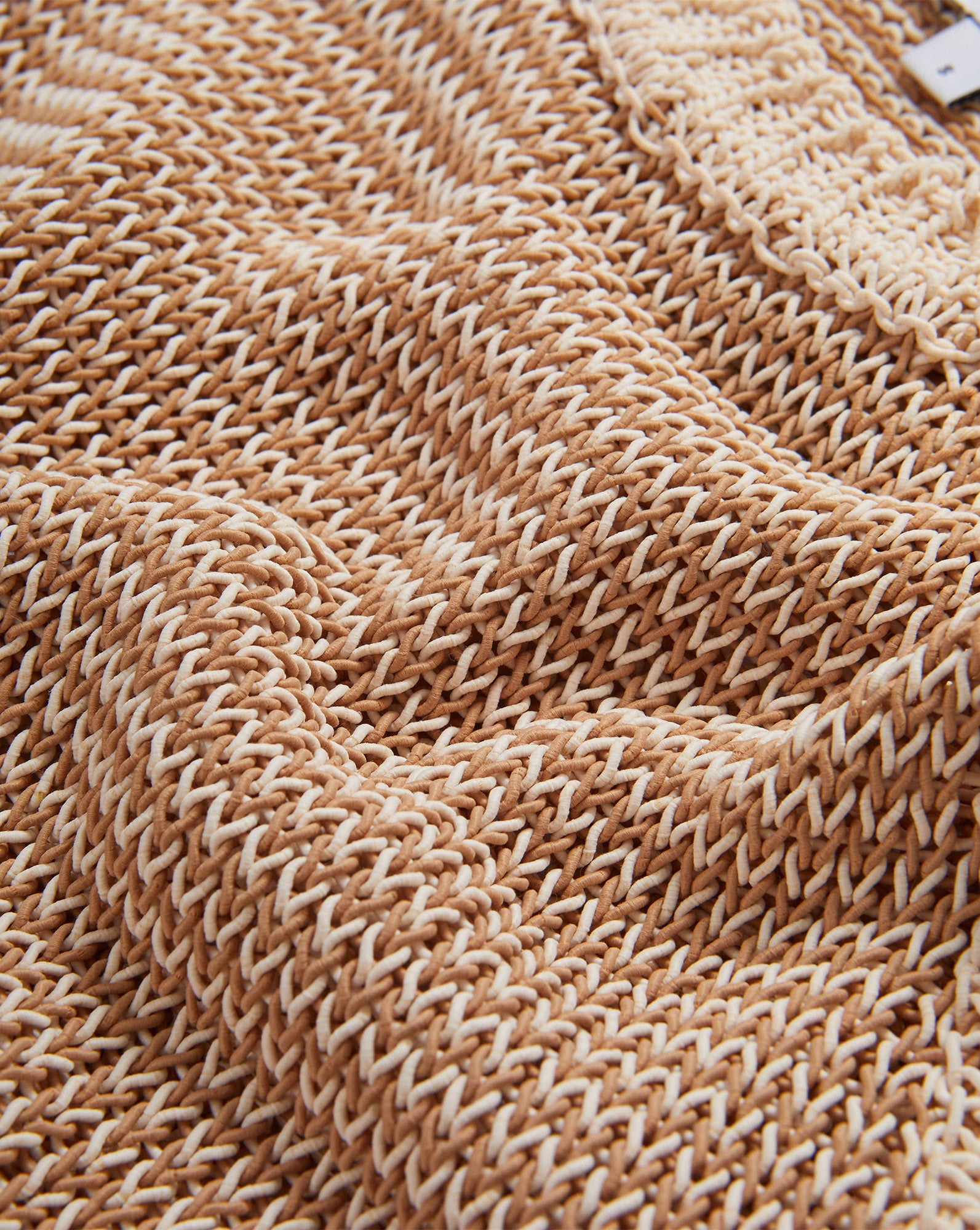 Veronica Beard Cropped Jerrel Knit Tank - Chai/Ecru