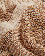 Veronica Beard Orlian Pullover - Chai/Ecru