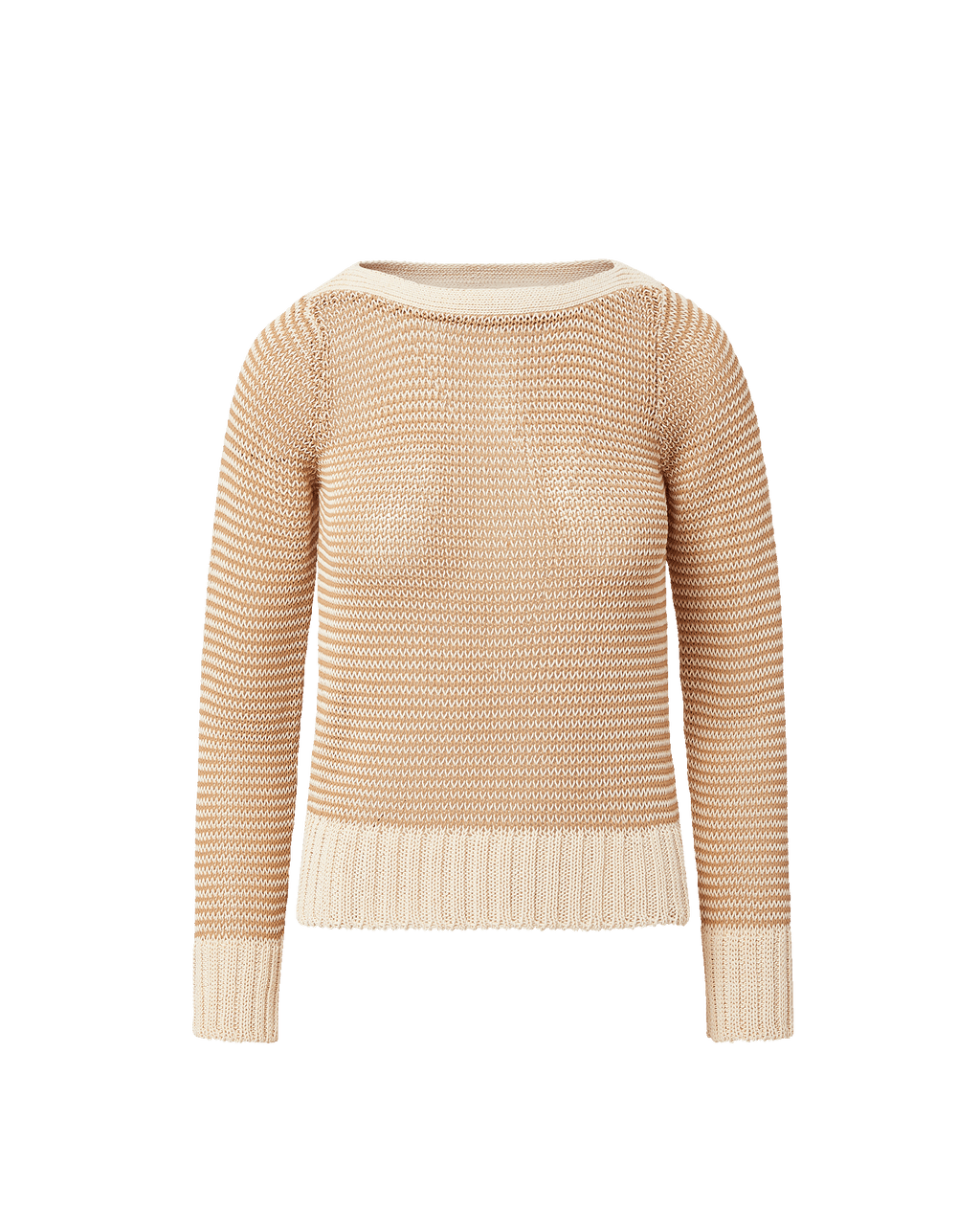 Veronica Beard Orlian Pullover - Chai/Ecru