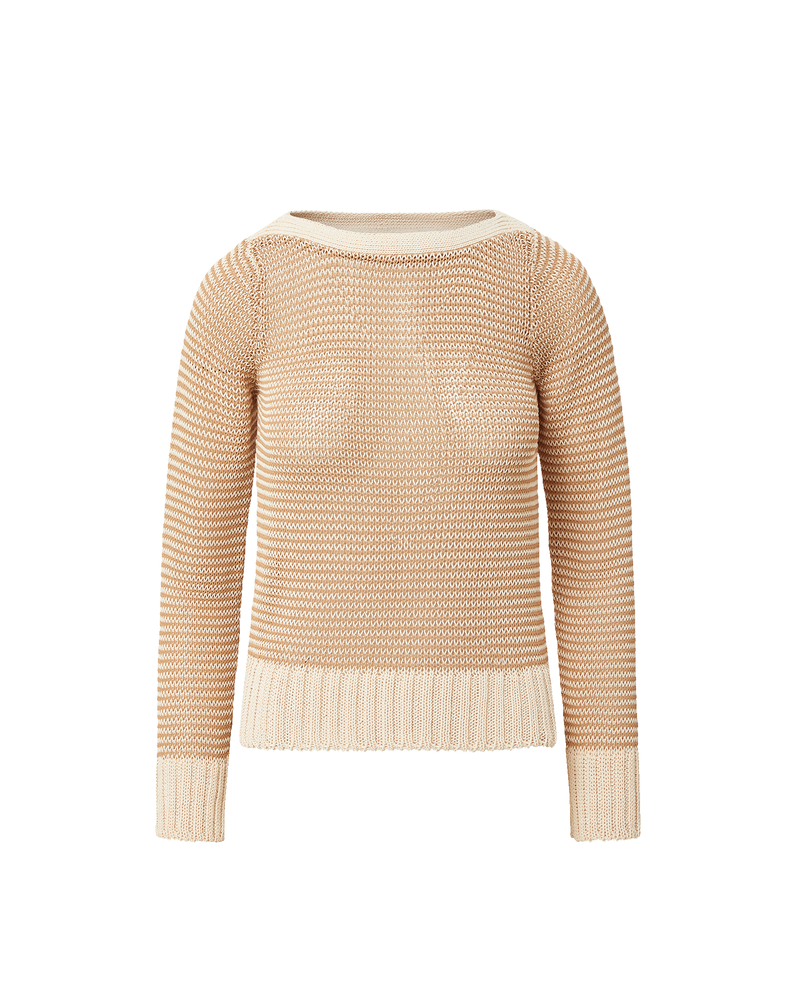 Veronica Beard Orlian Pullover - Chai/Ecru