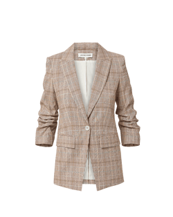 Veronica Beard Clayton Dickey Jacket - Raisin Multi