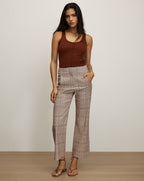 Veronica Beard Dova Pant - Raisin Multi