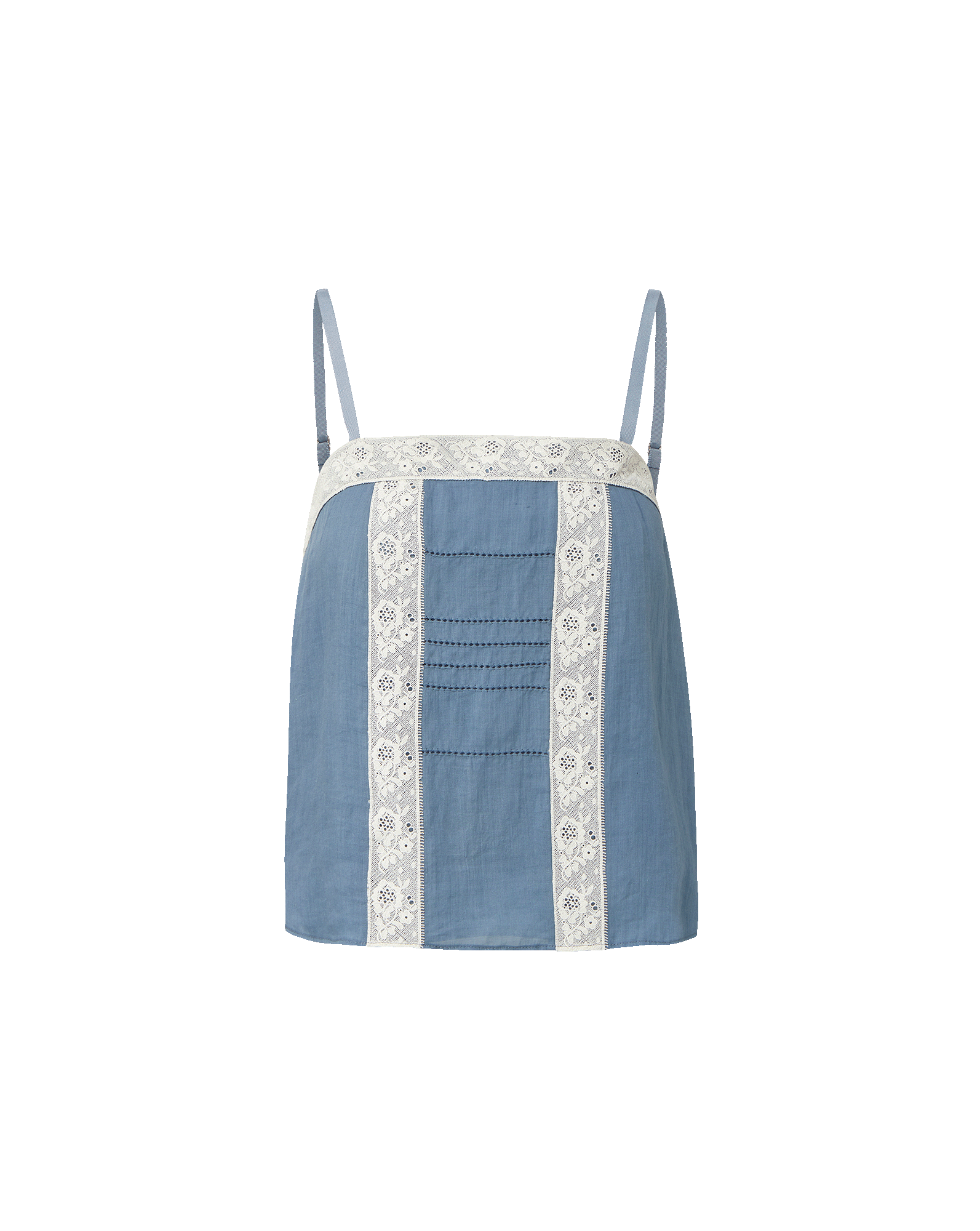 Veronica Beard Olivana Tank - Blue Steel