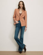 Veronica Beard Peach linen blazer